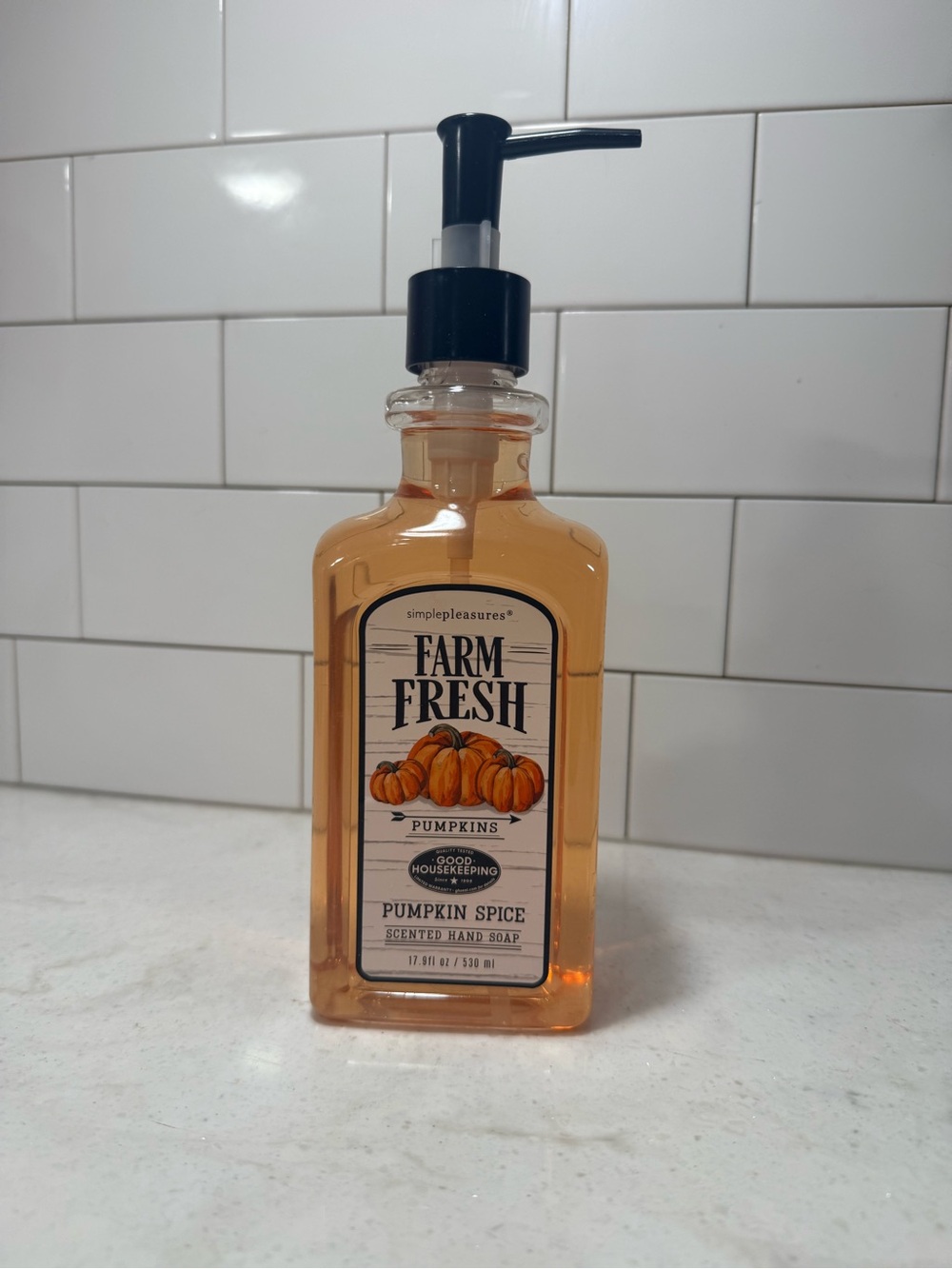 Pumpkin Spice Scented Hand Soap — Orange